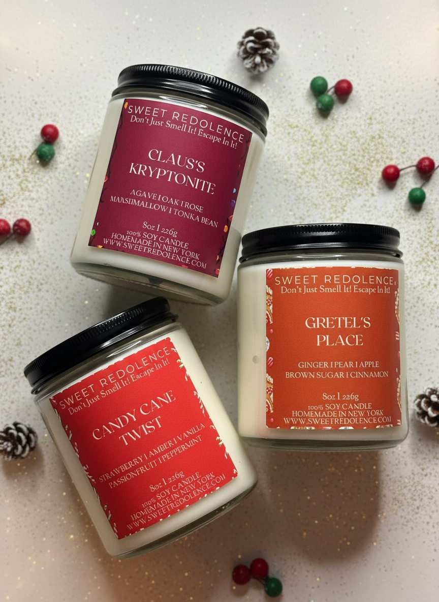 Winter-Holiday Candle Collection