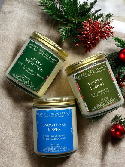 Winter-Holiday Candle Collection